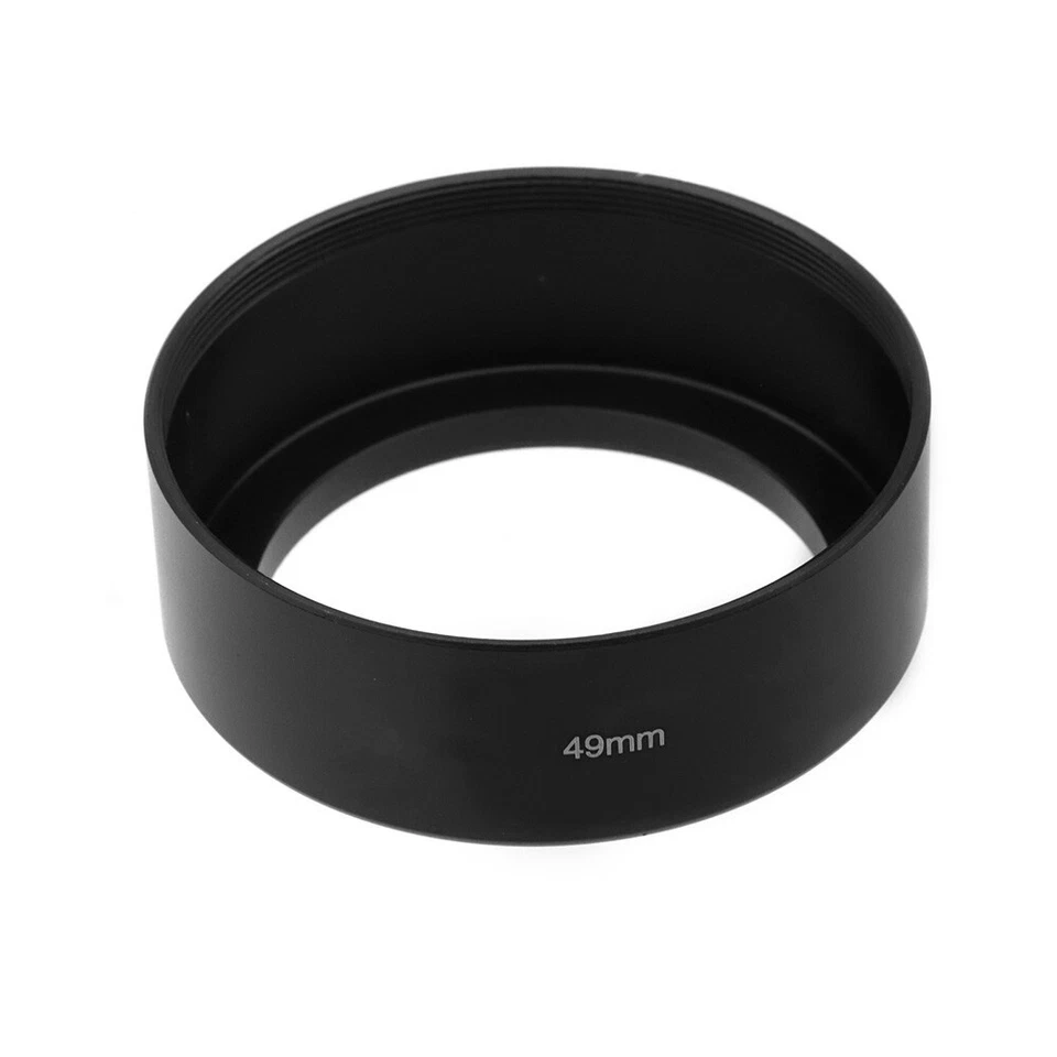 Universal Metal Standard Lens Hood 35/49/52/55/58/62/6777/82/95mm Lens Thread - Image 2 of 4