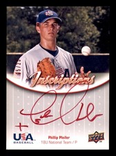 2009 Upper Deck Phillip Pfeifer USA Inscriptions Red Auto /25 18U National Team