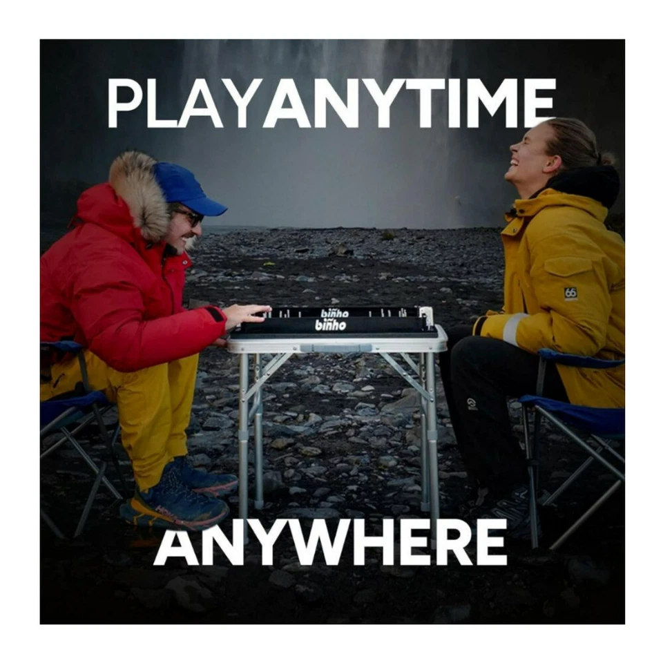 Binho Board 2 Jugadores Deportes Dedo Movimiento Clásico Portátil Juego de Mesa RARO Foto 4 de 4