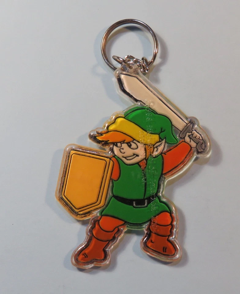1988 Legend of Zelda Official Nintendo of America Keychain Sword NES era 4" Tall - Image 2 of 3