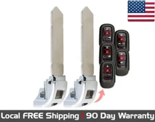 2x New Replacement Remote Key Fob Uncut Insert Blade For Select Honda Vehicles