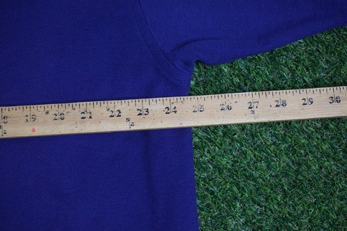 LL BEAN Polo Shirt Mens 2XL Purple Single Stitch USA Made Vintage - Picture 10 of 10