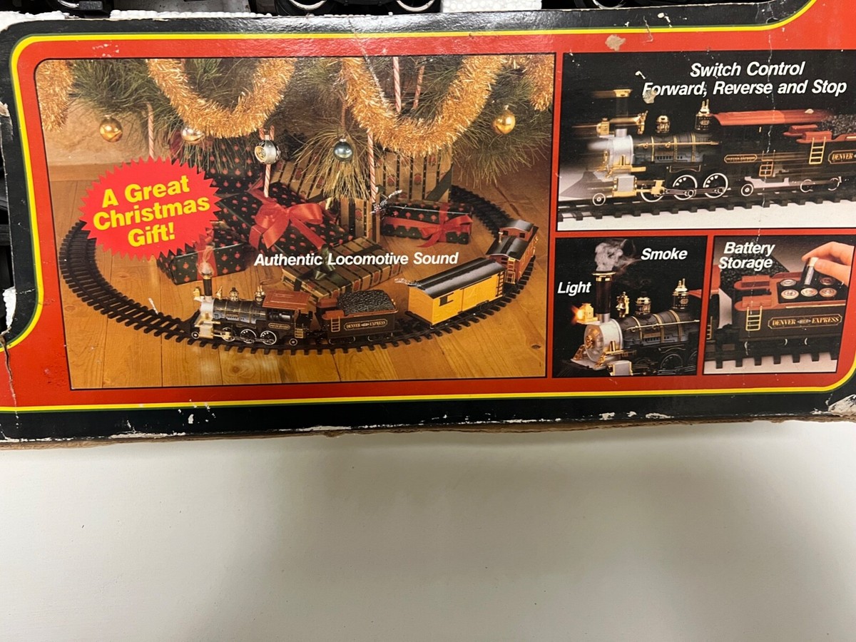 Vtg 1989 New Bright The Rocky Mountain Railroad Denver Express Toy