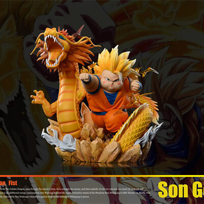 Sun Studio Dragon Ball Son Goku Anime GK Painted Statue Limited