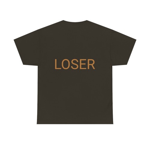 Unisex Heavy Cotton Tee Binary for LOSER and Loser on back of shirt - Bild 39 von 145