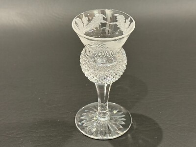 Edinburgh Crystal Scotland Cut Crystal Thistle Cordial Glass, 3 1/2'' T, 1 3/4'' D
