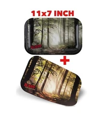 raw forest rolling tray+raw forest rolling tray magnetic cover lip W Certificate