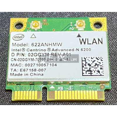 Brand New Intel Centrino 622ANHMW 6200 WiFi WLAN Half Mini Card 802.11a/b/g/n