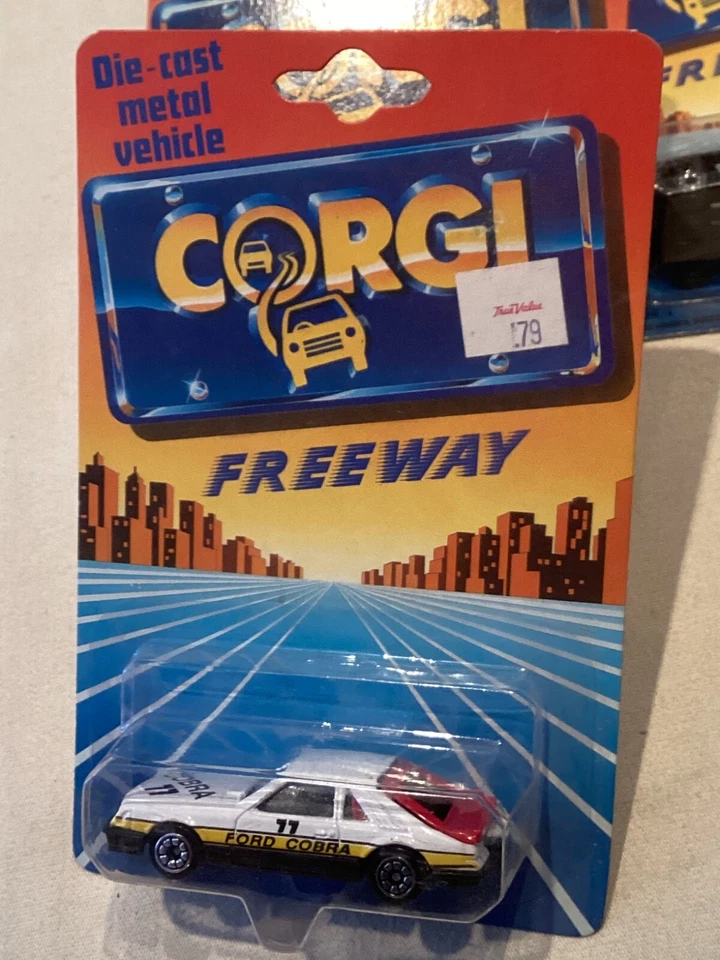 (6) 1988 Corgi Lot Of 3 1/64 Scale vintage die cast car toy collection mint (B2) - Image 3 of 4