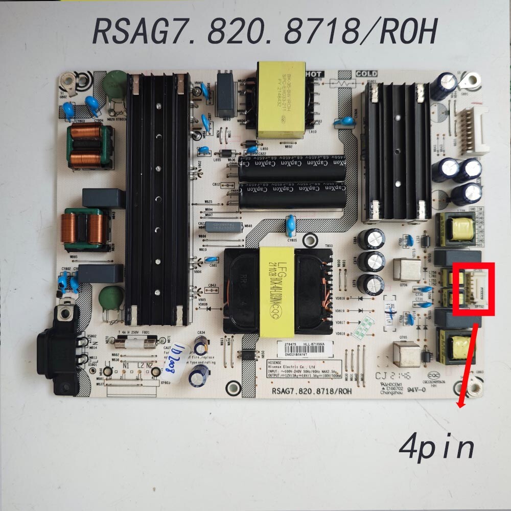 Power Supply Board RSAG7.820.8718/ROH for 65A52F 65E3F-PRO 65E5G 4