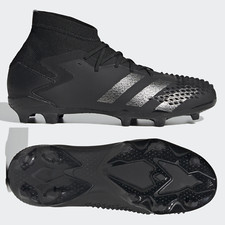 adidas Predator Mutator 20.1 FG Boys Girls Football Boots Black SIZE 1 2 3 4 5