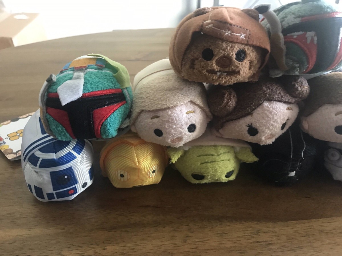 Disney Star Wars Tsum Tsum Mini Plush Complete Set of 13 Original