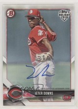 2018 Topps Holiday Bowman Auto 97/99 Jeter Downs #TH-JD Auto 06v0