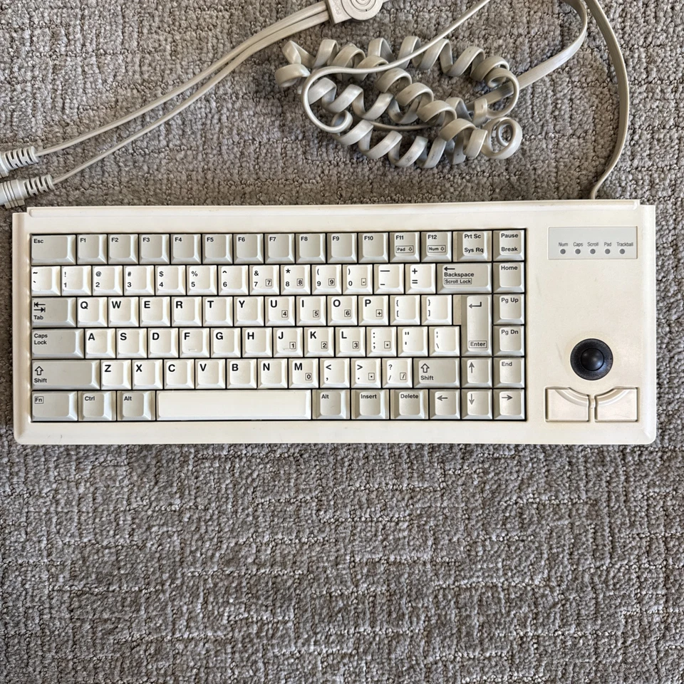 Cherry Keyboard ML4400 G84-4400PPAUS /01 Trackball Czech Republic Excellent - Image 2 of 4