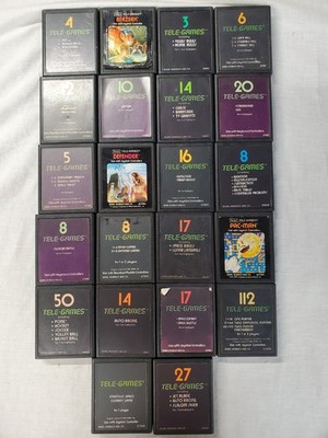 22 Atari 2600 Sears Tele-games  Lot Tested No Duplicates READ DESCRIPTION 