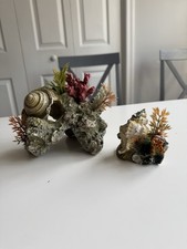 Fish Tank Decor 2 Piece Cave Aquarium Decoration