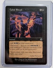Cabal Ritual 2002 Torment Black Common Instant MTG NM AZ1