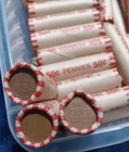 Random Wheat Pennies Rolled Circulated Priced Per Roll. 65 Rolls Available.