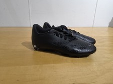 Adidas Predator Accuracy 4 Flexible Ground Football Boot In A Black Colorway.