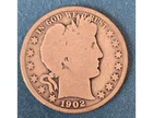 1902 50C Barber Half Dollar