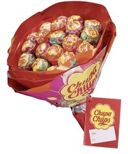CHUPA CHUPS Lutscher Blumenstrauss, 19 Lollis, sechs Sorten, Valentinstag,