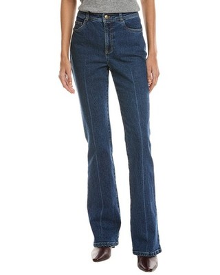 Cinq À Sept Shailene Straight Leg Tailor Jean Women's Blue 0