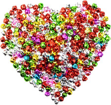 400Pcs Jingle Bells, 1/2 Inch Craft Bells Bulk DIY Bells for Christmas, Party,