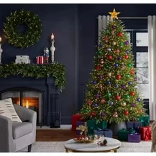 7.5 ft FULL Grand Duchess Twinkling Balsam LED Pre-Lit Artificial Christmas Tree