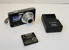 Digital Camera Panasonic Lumix DMC-FS7 10MP Black Vintage Point And Shoot
