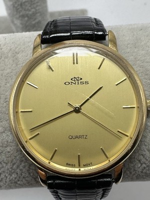 Oniss New Battery 18K Gold Plated 34MM 7.5 display picture 1