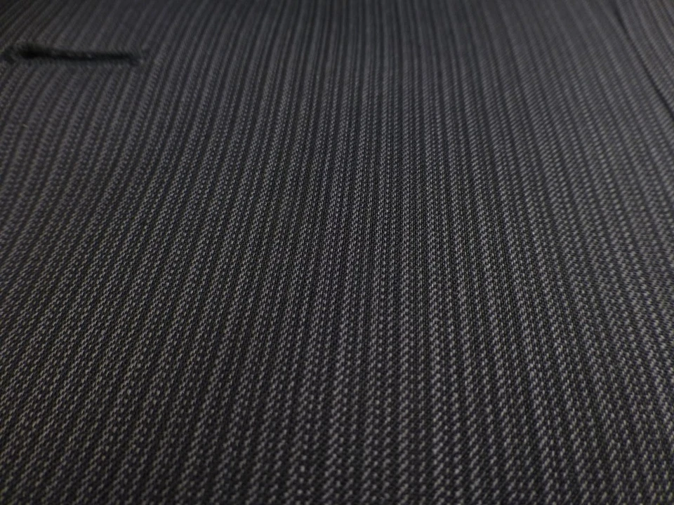 Hugo Boss Suit 38R W32 Excellent Condition Rossellini Movie Gray Stripe USA Made - Image 4 of 4