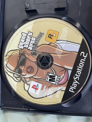 Grand Theft Auto: San Andreas PS2 Disc Only Black Label