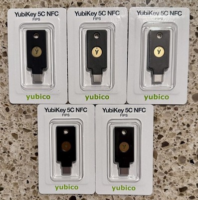 NEW Yubico - YubiKey 5C NFC FIPS - Two Factor Authentication USB-C Security Key