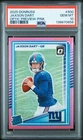 2025 PANINI DONRUSS OPTIC PREVIEW-PINK #400 JAXSON DART ROOKIE RC PSA 10