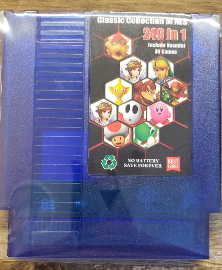 249 in Cartridge Multicart NES USA Seller