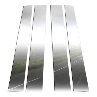 4p Stainless Pillar Post Covers fits 2017-2022 Nissan Armada by Brighter Design