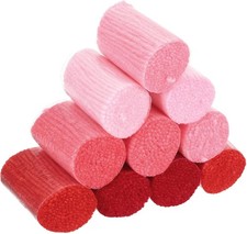 PATIKIL 10 Rolls Latch Hook Yarn, Kit Yarn Precut Rugs Red