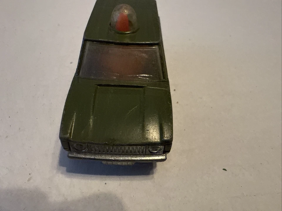 VINTAGE MATCHBOX LESNEY SUPERFAST 20E ARMY MILITARY ROVER DIECAST TOY CAR 1975 - Image 2 of 4