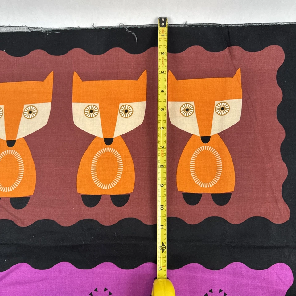 Norwegian Woods Michael Miller Forest Animals Fabric Panel  23" x 44"  - Image 4 of 4