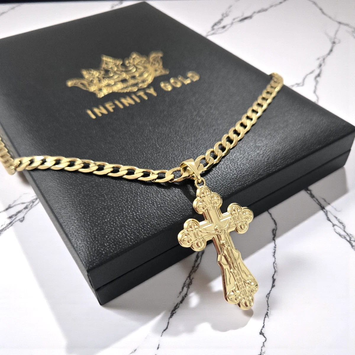 Crocifisso oro a catene, collane e pendagli da uomo | Acquisti Online su