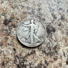Liberty Walking 50C 1943 Silver Circulated Business Strike Uncertified US Coin