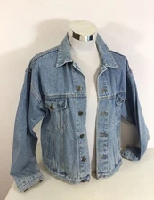 Retro Vintage Jean Jacket Y2K Mens Medium