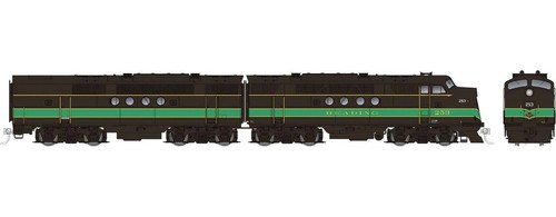 Rapido ~ Escala HO ~ EMD FT A+B ~ Lectura #253A + 253B ~ Sonido DC/DCC ~ 053530 | Condition: New