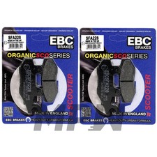 Peugeot Geopolis 250 Premium 07-11 EBC SFA228 Organic Brake Pads Front & Rear