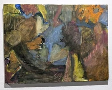 Estate Sale Collection Texas Artist Acrylic Painting on Canvas 18" x 24"