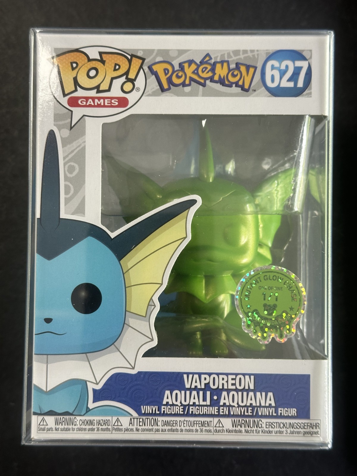 1/1 Limited Edition Pokemon Vaporeon Gold Panda Club Funko Pop #627PROBSTEIN is actively accepting consignments !!