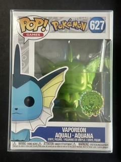 1/1 Limited Edition Pokemon Vaporeon Gold Panda Club Funko Pop #627