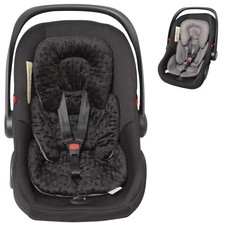 Infant Carseat Insert, 2-in-1 Reversible Baby Car Seat Cushion for Black