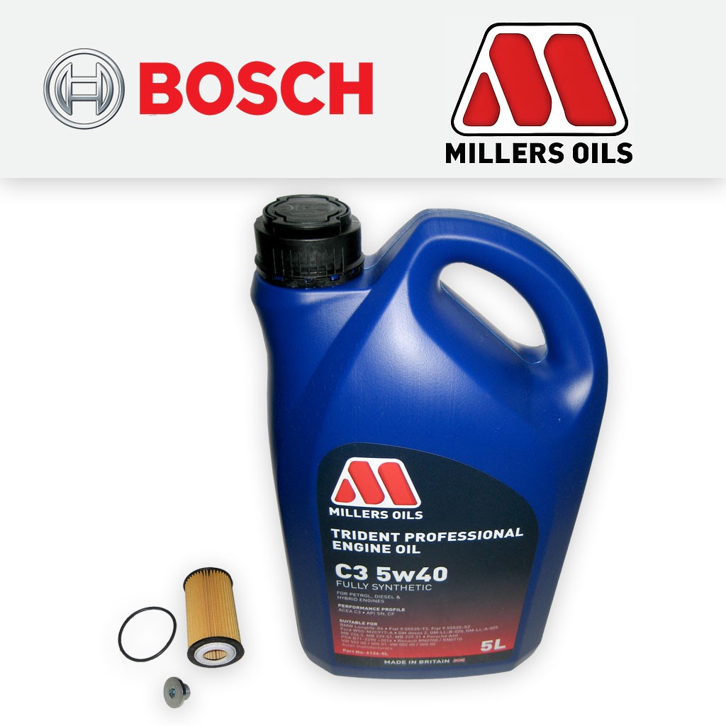 SERVICE KIT for VAUXHALL ASTRA H MK5 1.6 16V Z16XER OIL FILTER +5L 5w40 C3 OIL