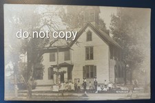 1910s High School Wyoming Delaware Real Photo Postcard Dover Kent DE RPPC 